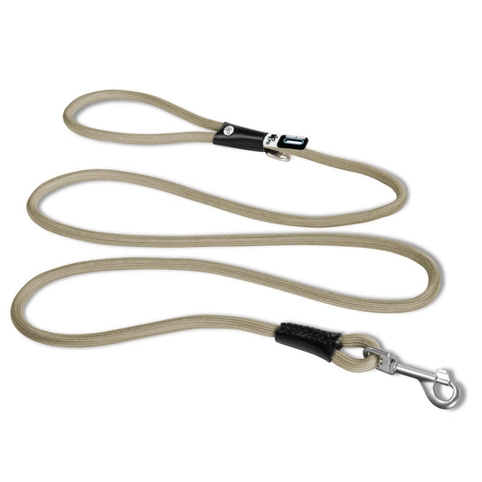 Curli Stretch Comfort Leash Tan M