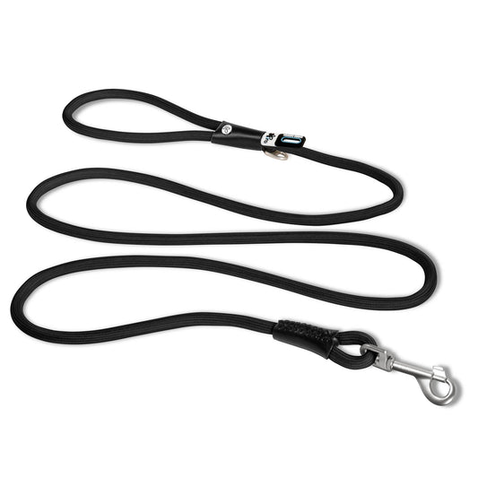 Curli Stretch Comfort Leash Black M